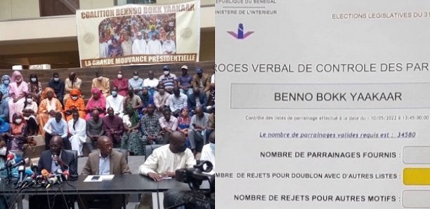 Elections Législatives La Liste De Benno Bokk Yakaar Validée 0353