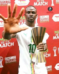 CAN 2025/Sénégal–RDC : Sadio Mané, désigné homme du match