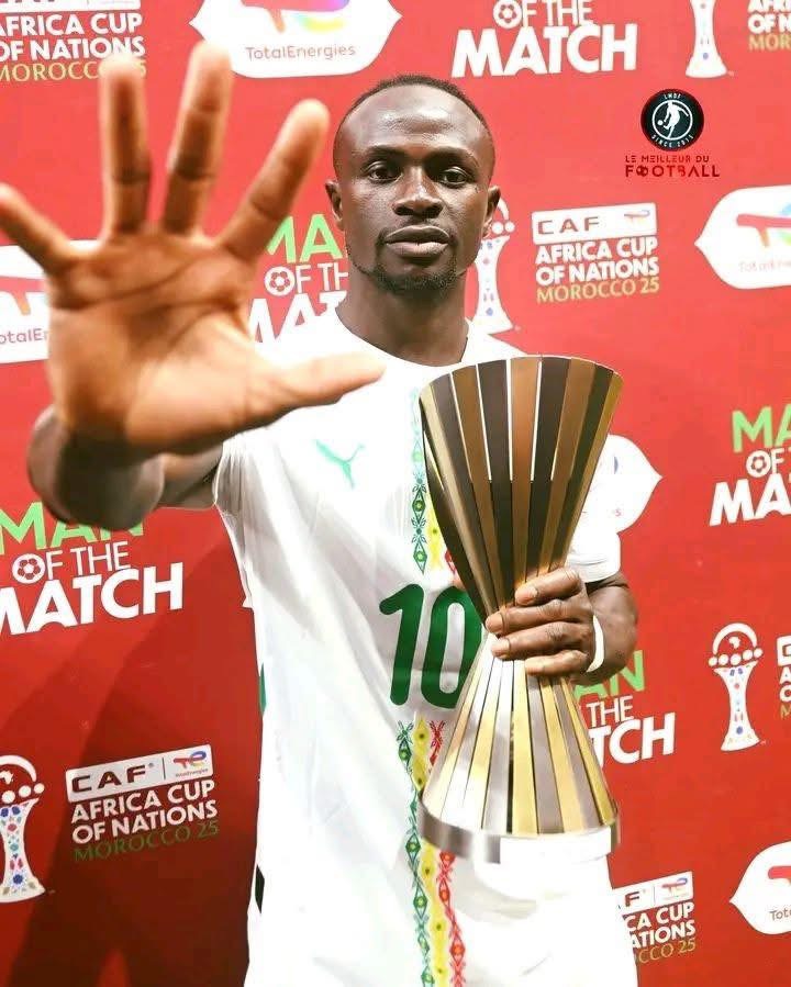 CAN 2025/Sénégal–RDC : Sadio Mané, désigné homme du match