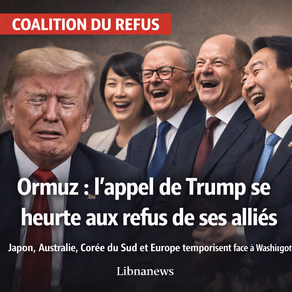 Ormuz : l’appel de Trump se heurte aux refus de ses alliés