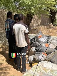 Sécurisation des frontières : importante saisie de produits toxiques par le Commissariat Spécial de Kidira