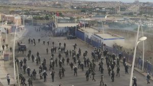 Nouveaux affrontements à la frontière Maroc-Melilla après des tentatives de passage